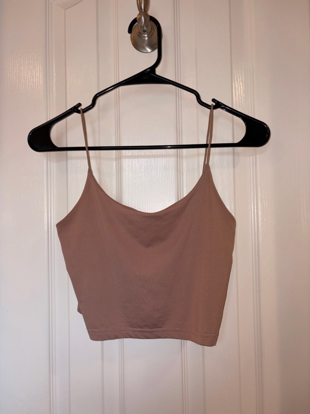 SHEIN Nude Spaghetti Strap Cropped Camisole